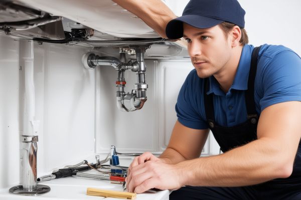Professional plumber providing excellent customer service